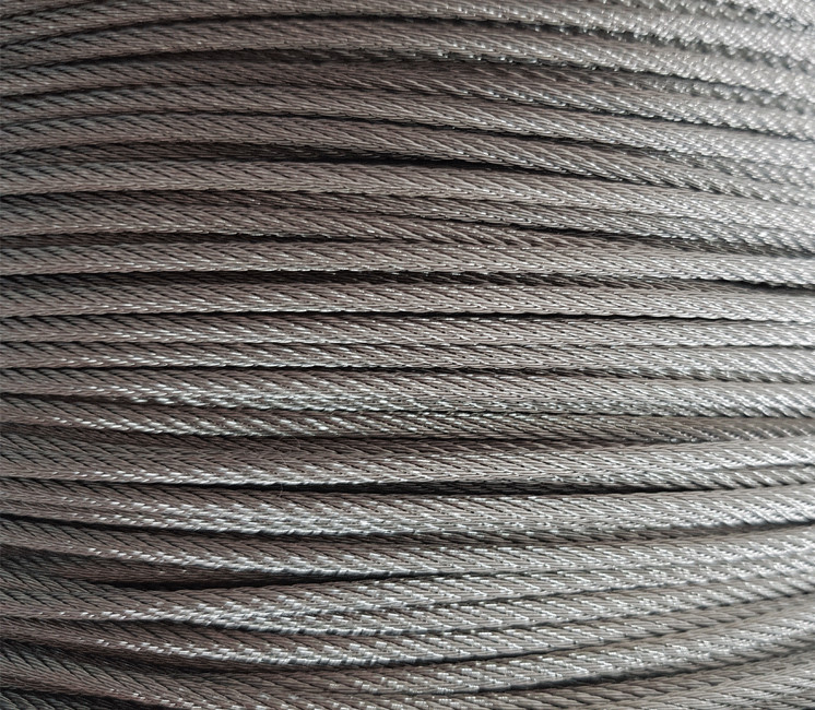 Serre cable inox pour cable sur poteau filet protection