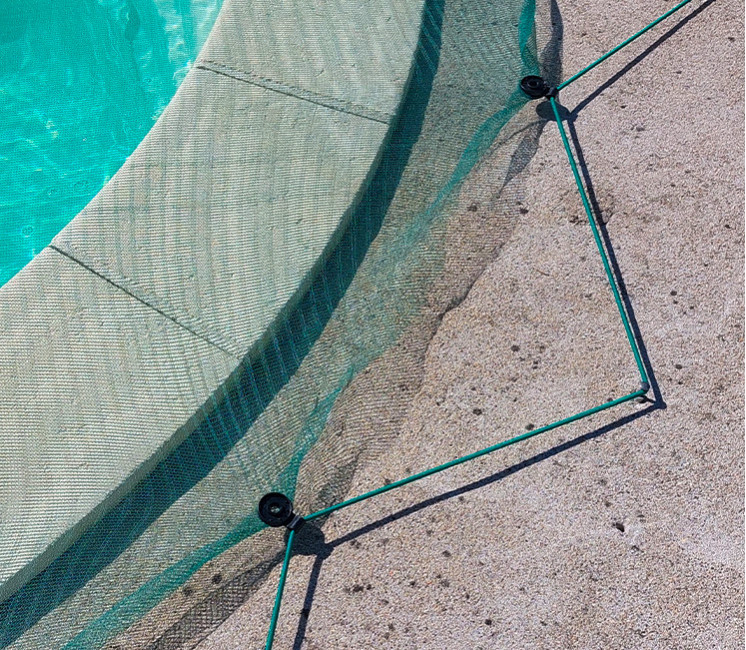 Filet anti-feuilles piscine sans fixation