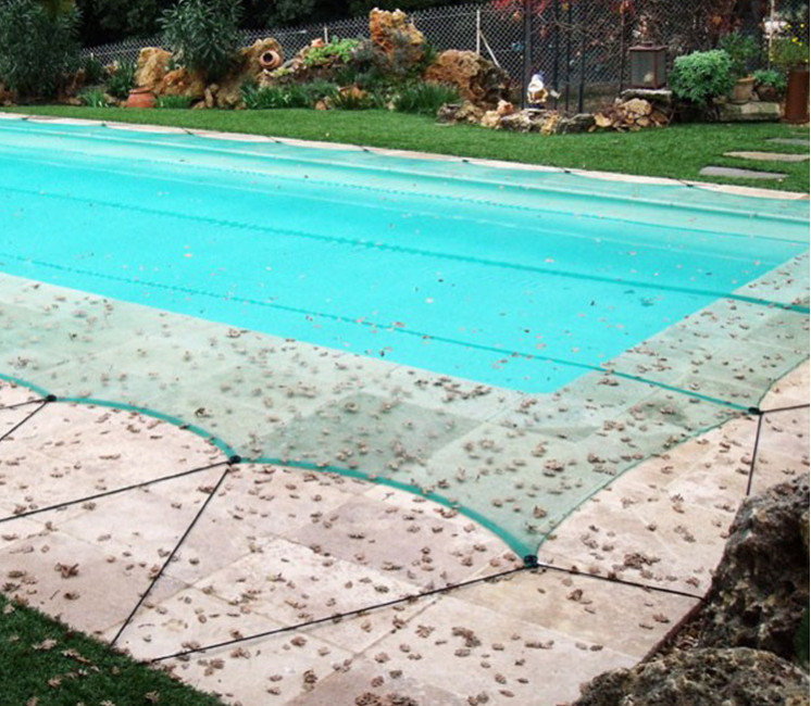 Blue Wave Filet para-feuilles pour bâche de piscine creusée